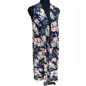 New with tags LuLaRoe Swim Joy Sleeveless floral  Kimono size S